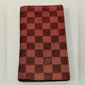 Louis Vuitton Damier Ebene Long Checkbook Wallet